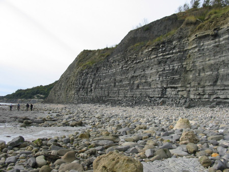Ware Cliffs above Monmouth Beach towards Pinhay Bay near Lyme Regis