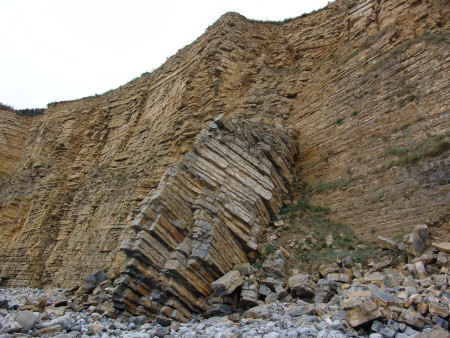Large cliff collapse