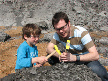 Roy Shepherd fossil hunting hammer