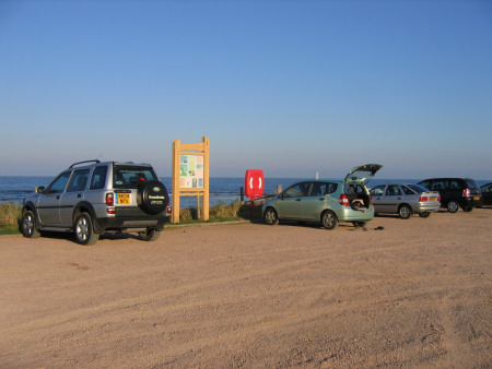 Parking facilities at Kingsbarns