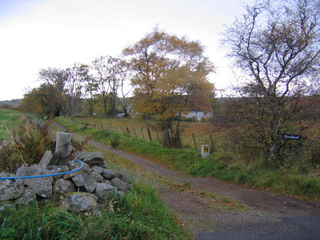 Footpath leading to the River Brora