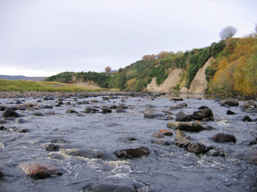 River Brora Scotland fossil hunting location